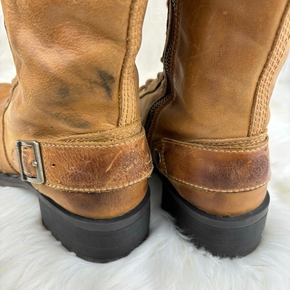 TIMBERLAND CHARLES TALL LACE UP BOOTS WITH ZIPPER SIZE 7 WOMAN - Picture 6 of 16